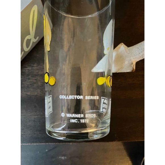 VTG 1973 Pepsi Looney Tunes Collector Drinking Glasses Tweety and Sylvester - Picture 7 of 8